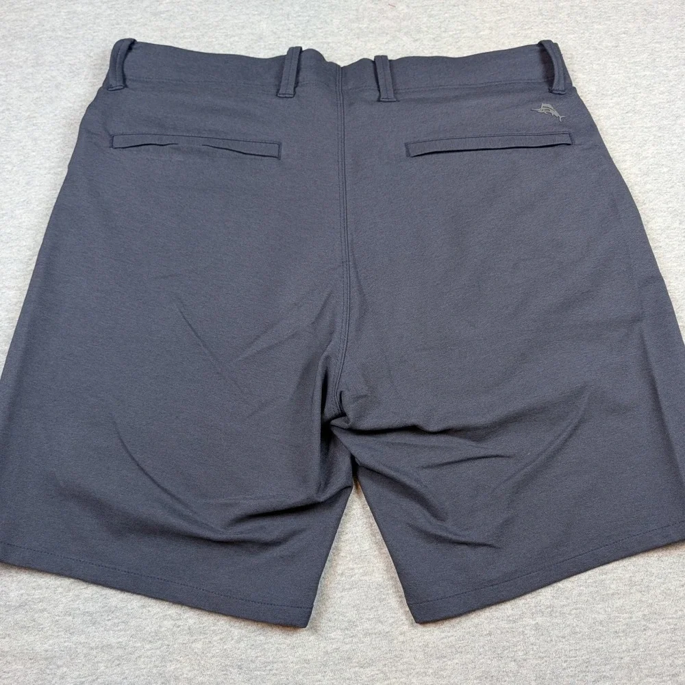 Tommy Bahama Mens On Par Short 8 Inch Navy Blue Golf Performance Tech Shorts 32